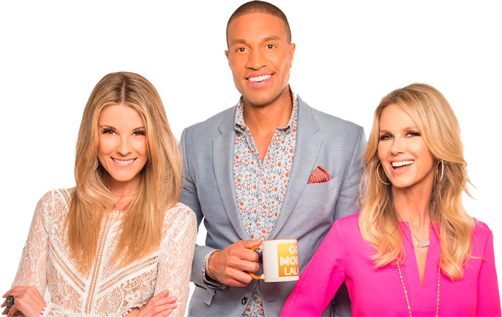 Morning Show Hosts_ Trio_ Smiling PNG