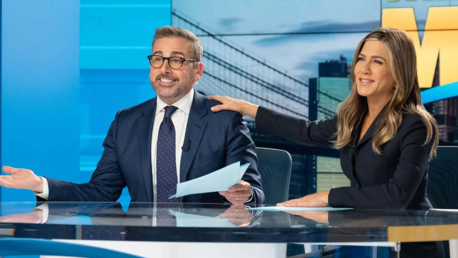 Scène De Bureau De News Du Morning Show Fond d'écran