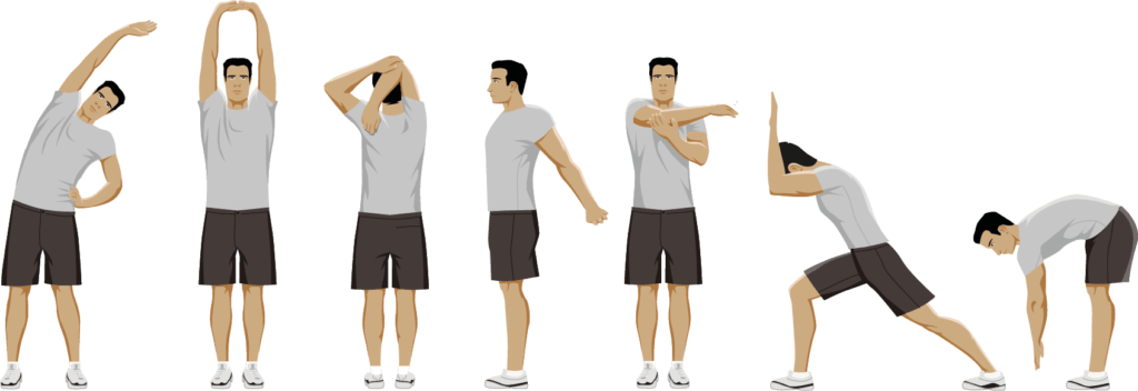 Morning Stretching Routine PNG