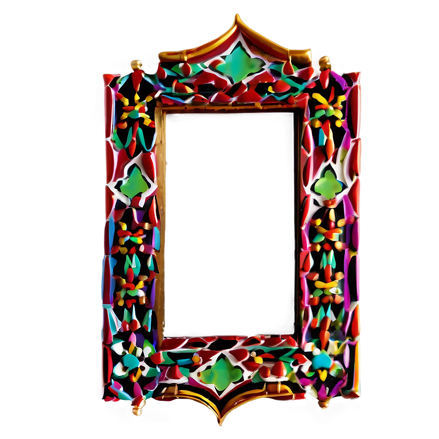 Moroccan Mirror Frame Png 06212024 PNG