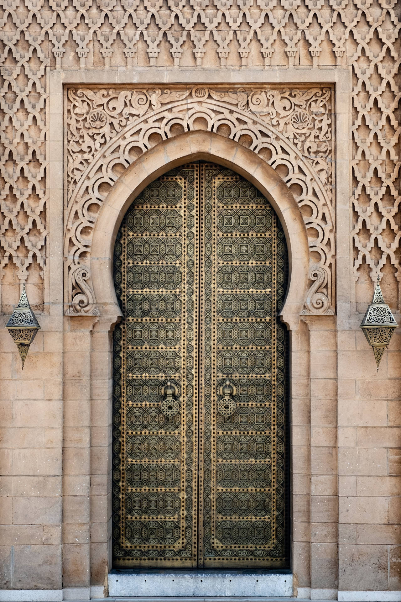 Marokkanischerstil Elegante Doppeltür Wallpaper