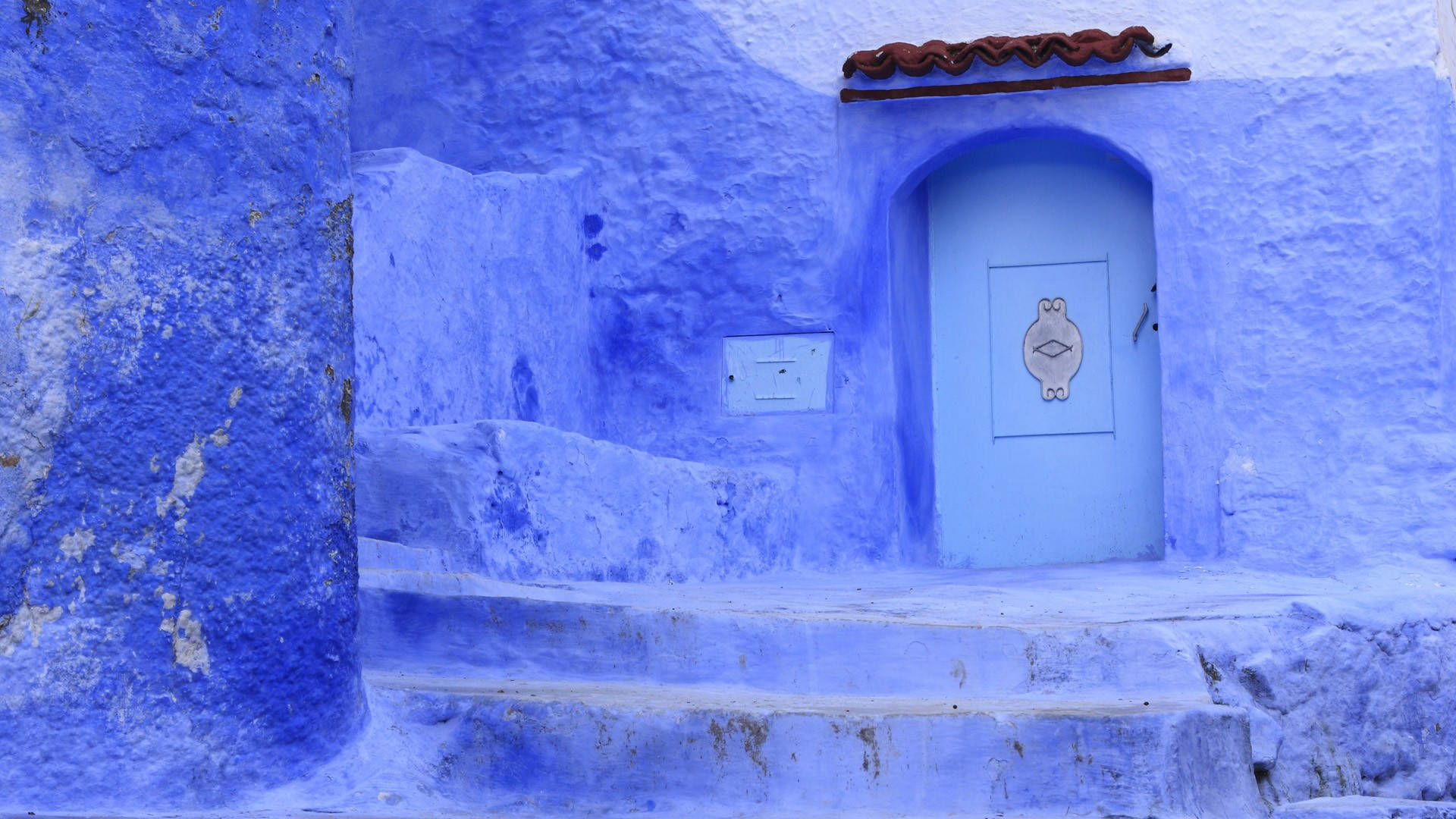 Morocco Blue Walls Wallpaper