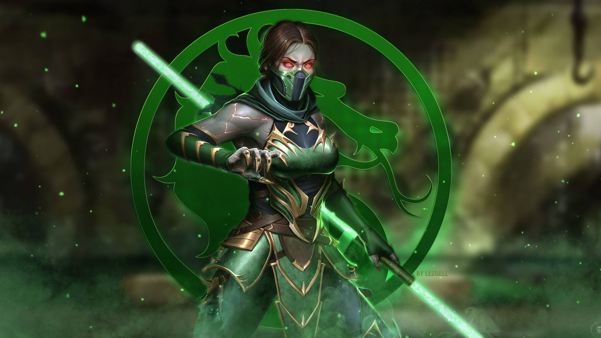Mortal Kombat 11 Jade Green Logo