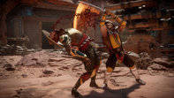 Raiden and Scorpion go head-to-head in Mortal Kombat 11. Wallpaper