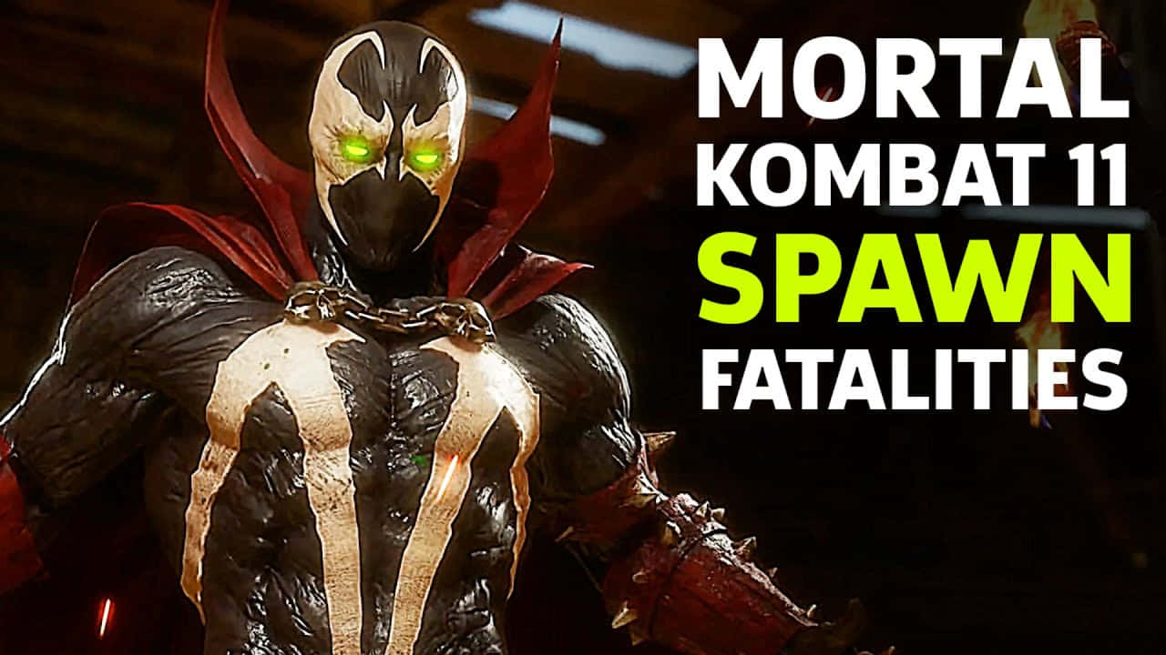 Mortalkombat 11 Spawn Libera Todo Su Poder. Fondo de pantalla