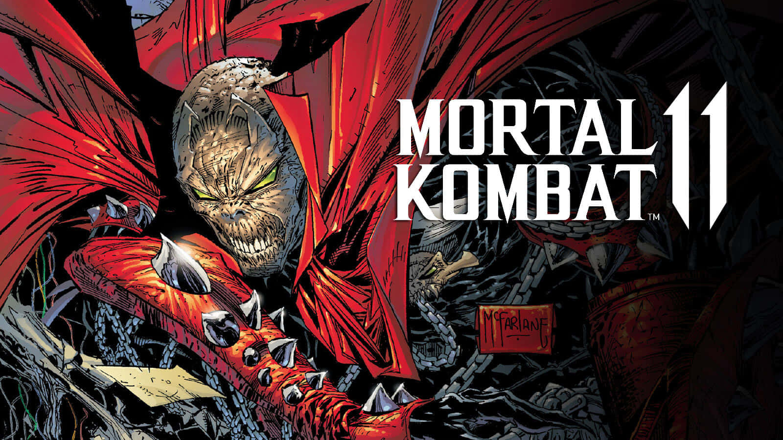 Mortal Kombat 11 Spawn Character Wallpaper Wallpaper