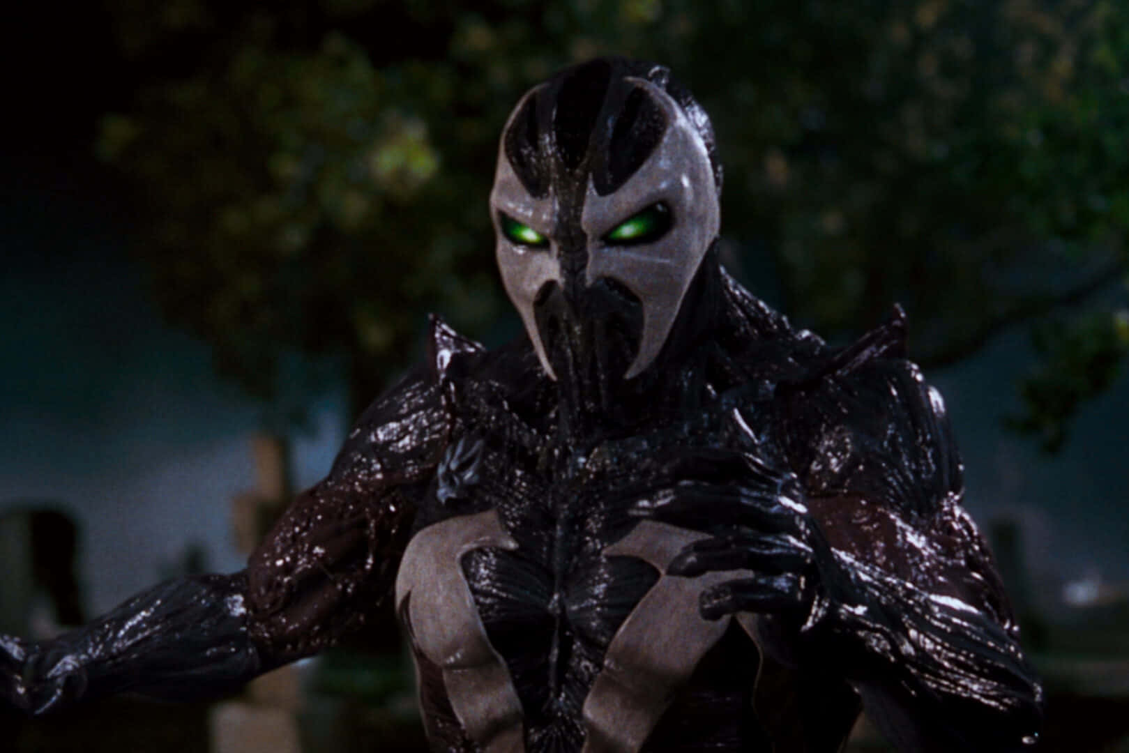 Spawn Mengeluarkan Amarah Di Mortal Kombat 11 Wallpaper