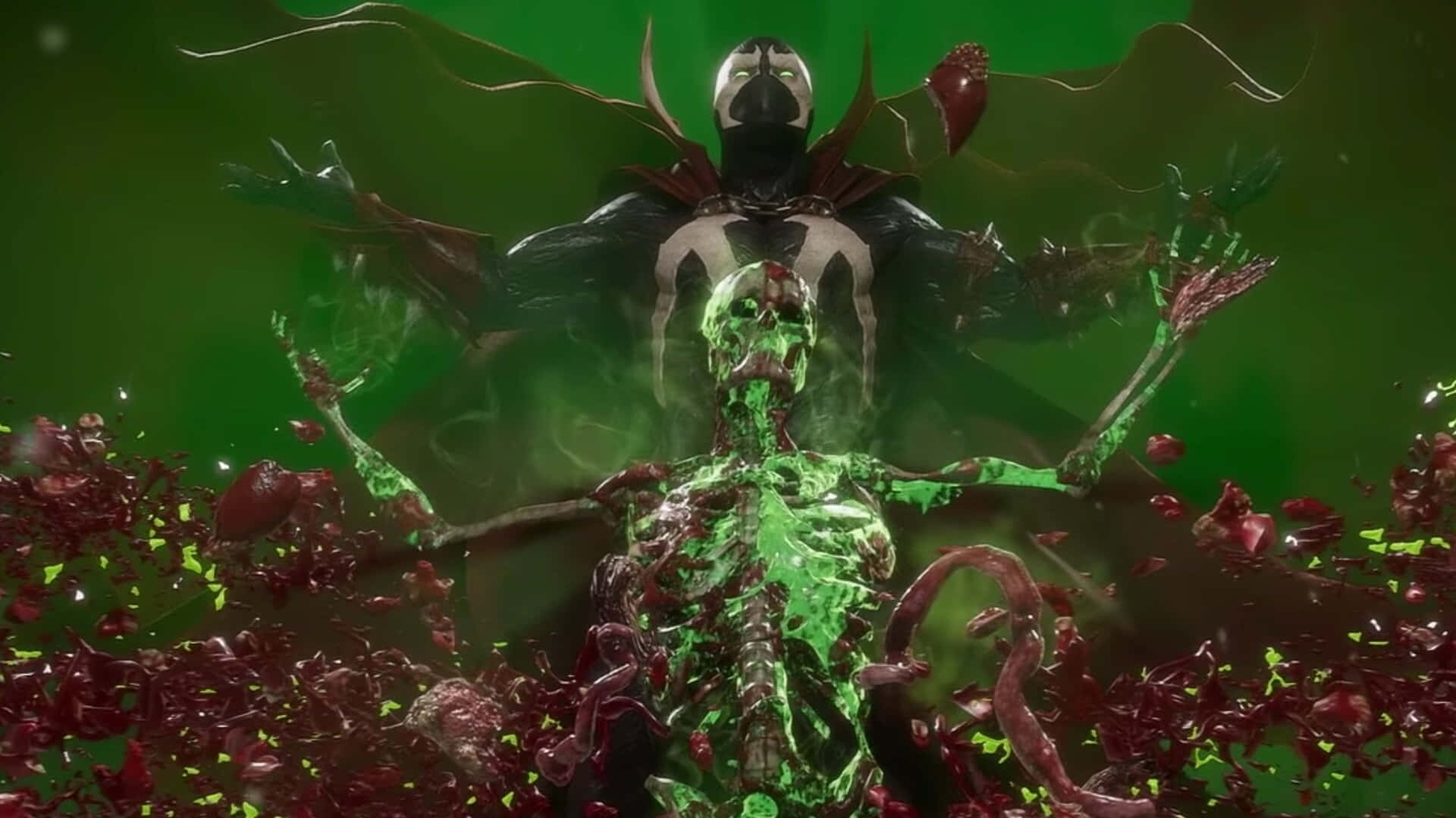 Spawn Déchaîne Le Chaos Dans Mortal Kombat 11 Fond d'écran