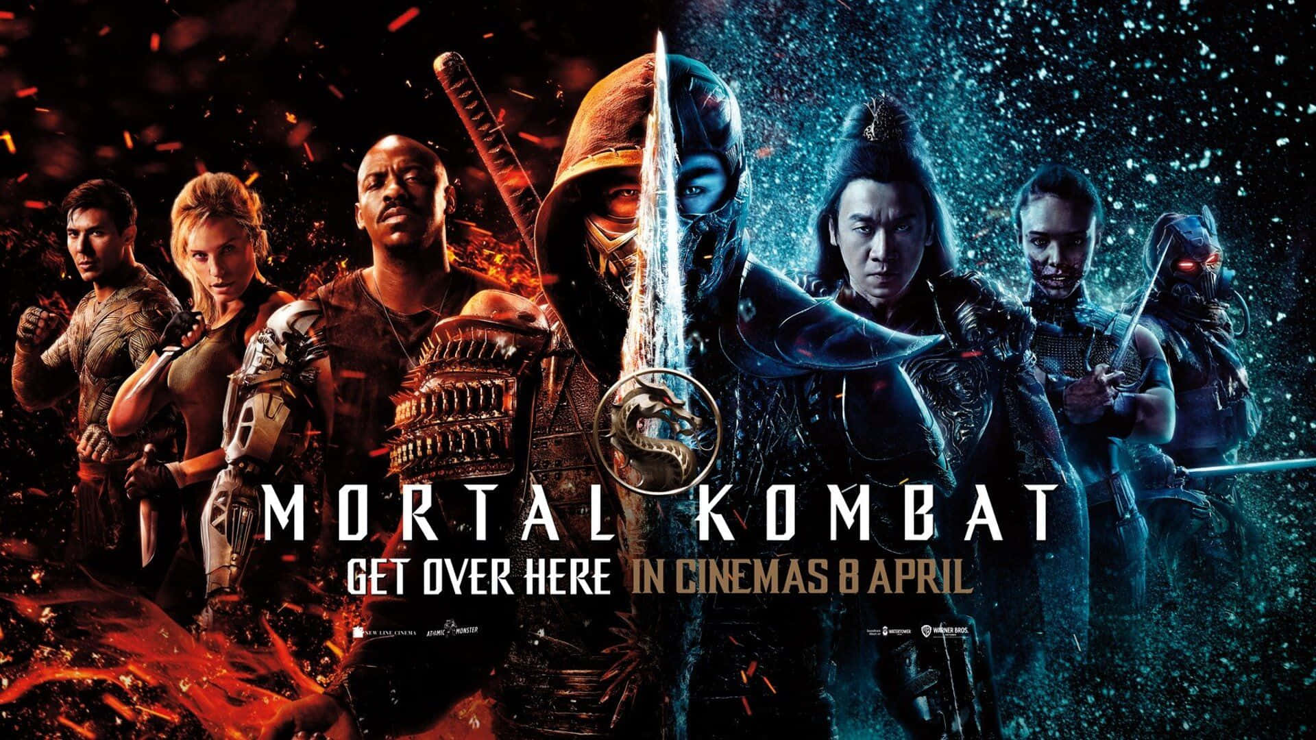Mortal Kombat Kom her over April Nar desktop tapet Wallpaper