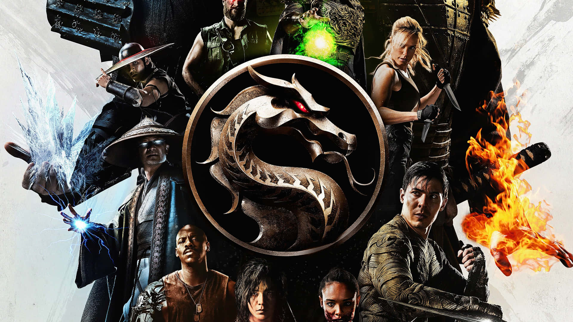 Klar til kamp – Mortal Kombat 2021 Opvarmet temainduktion Wallpaper