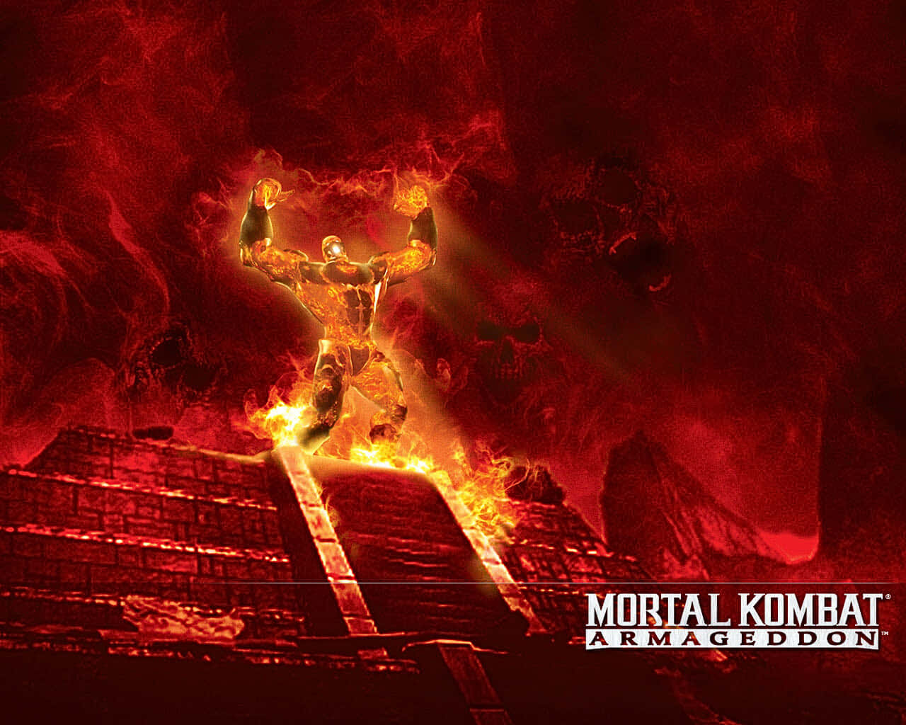 Epic Mortal Kombat Armageddon Battle Wallpaper