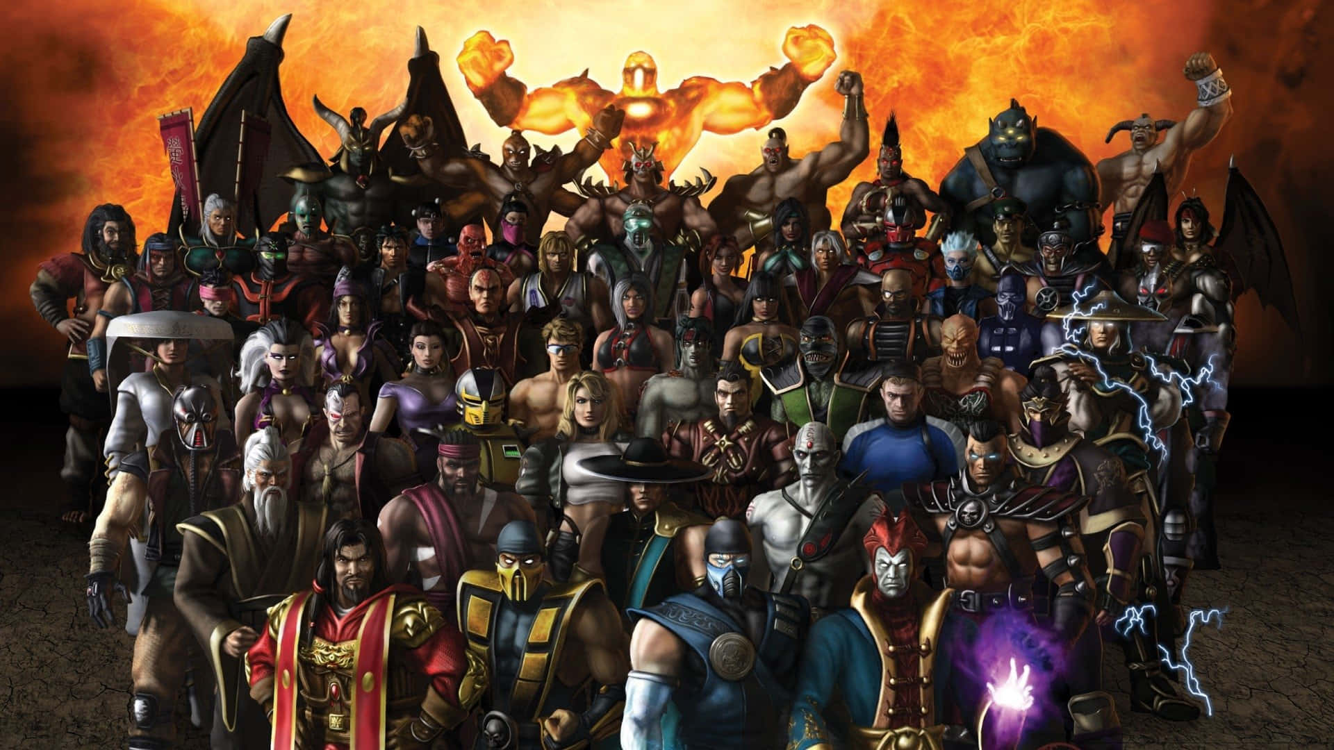 Mortal Kombat Armageddon action-packed showdown Wallpaper