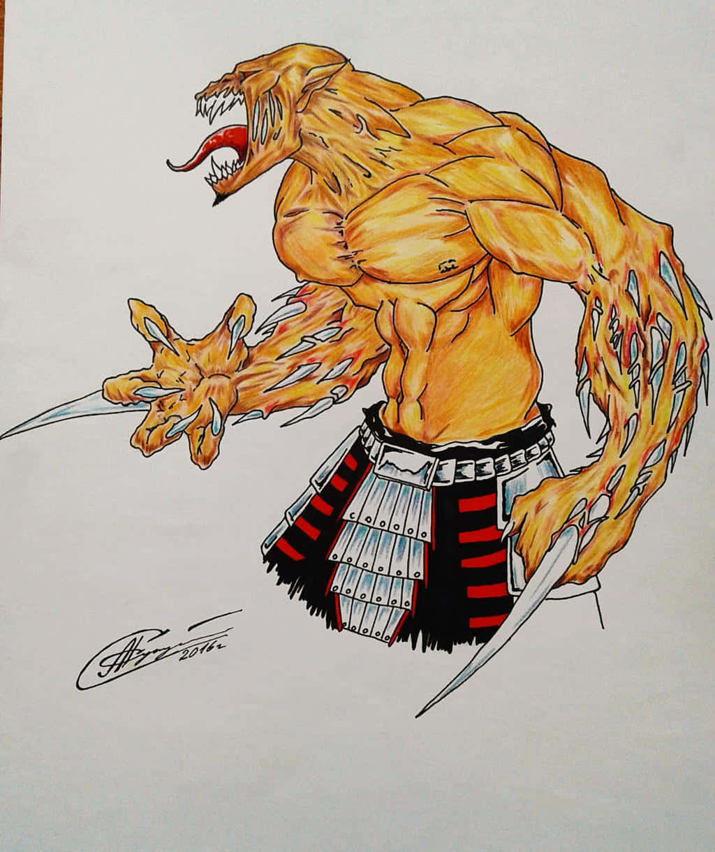 Powerful Baraka Unleashed in Mortal Kombat Wallpaper