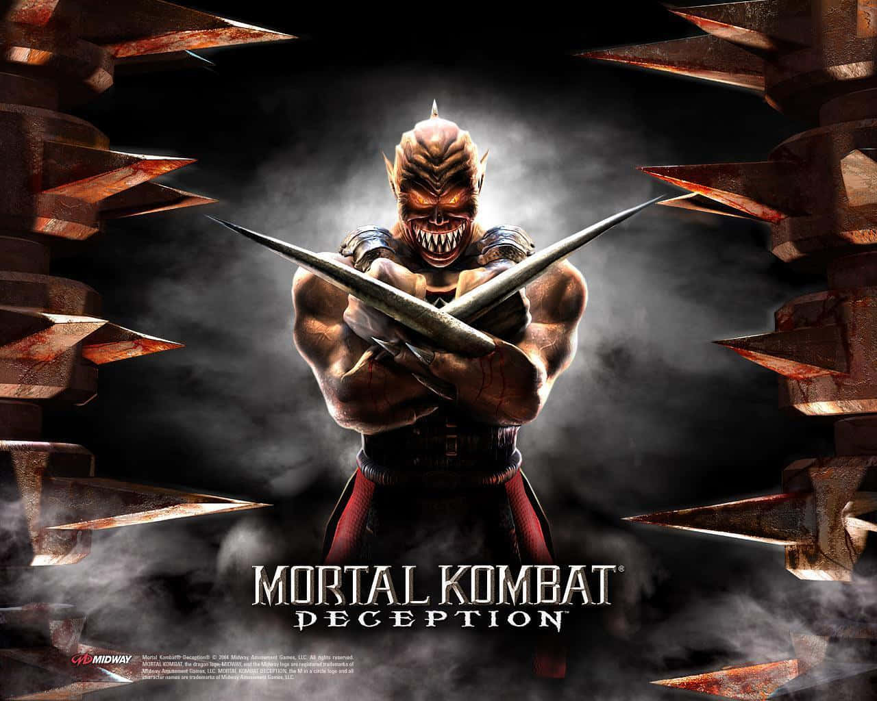 Download Ferocious Baraka Unleashed in Mortal Kombat Wallpaper