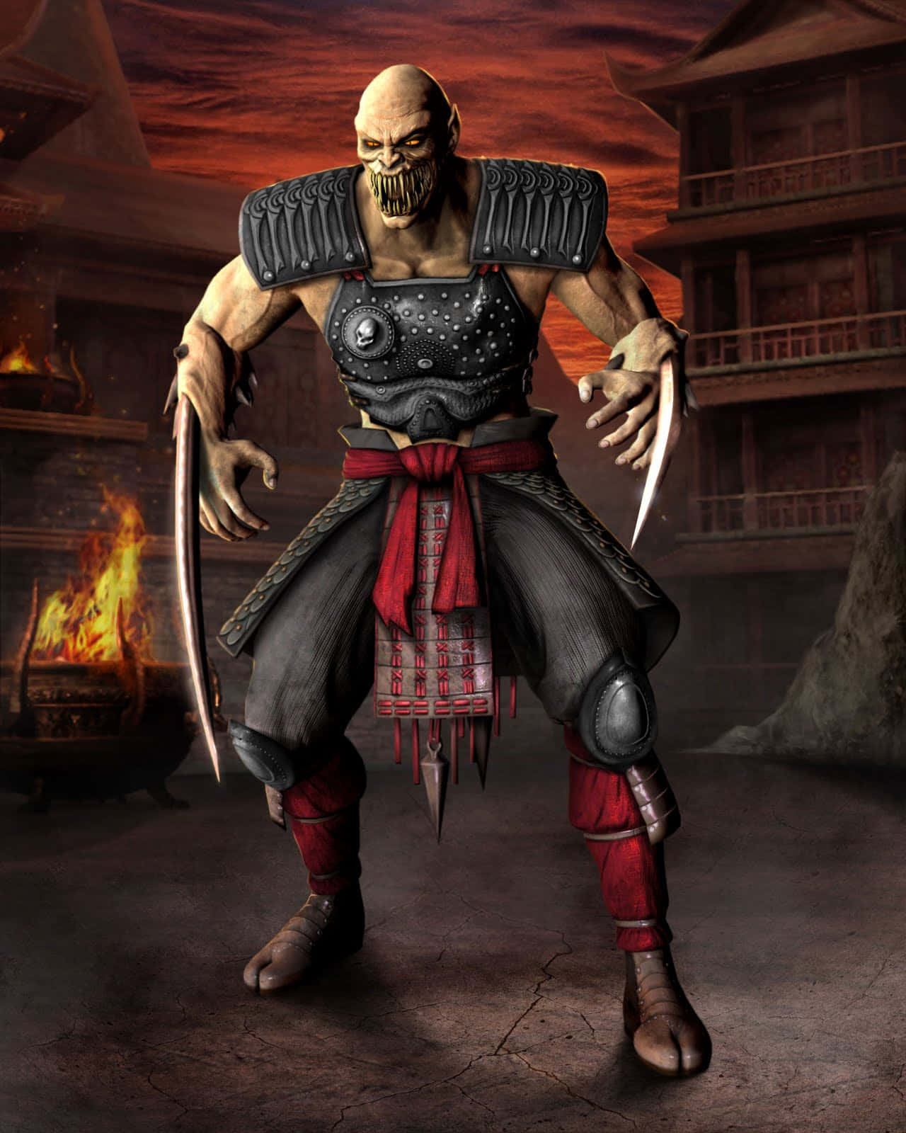Fierce and Deadly Baraka in Mortal Kombat Wallpaper