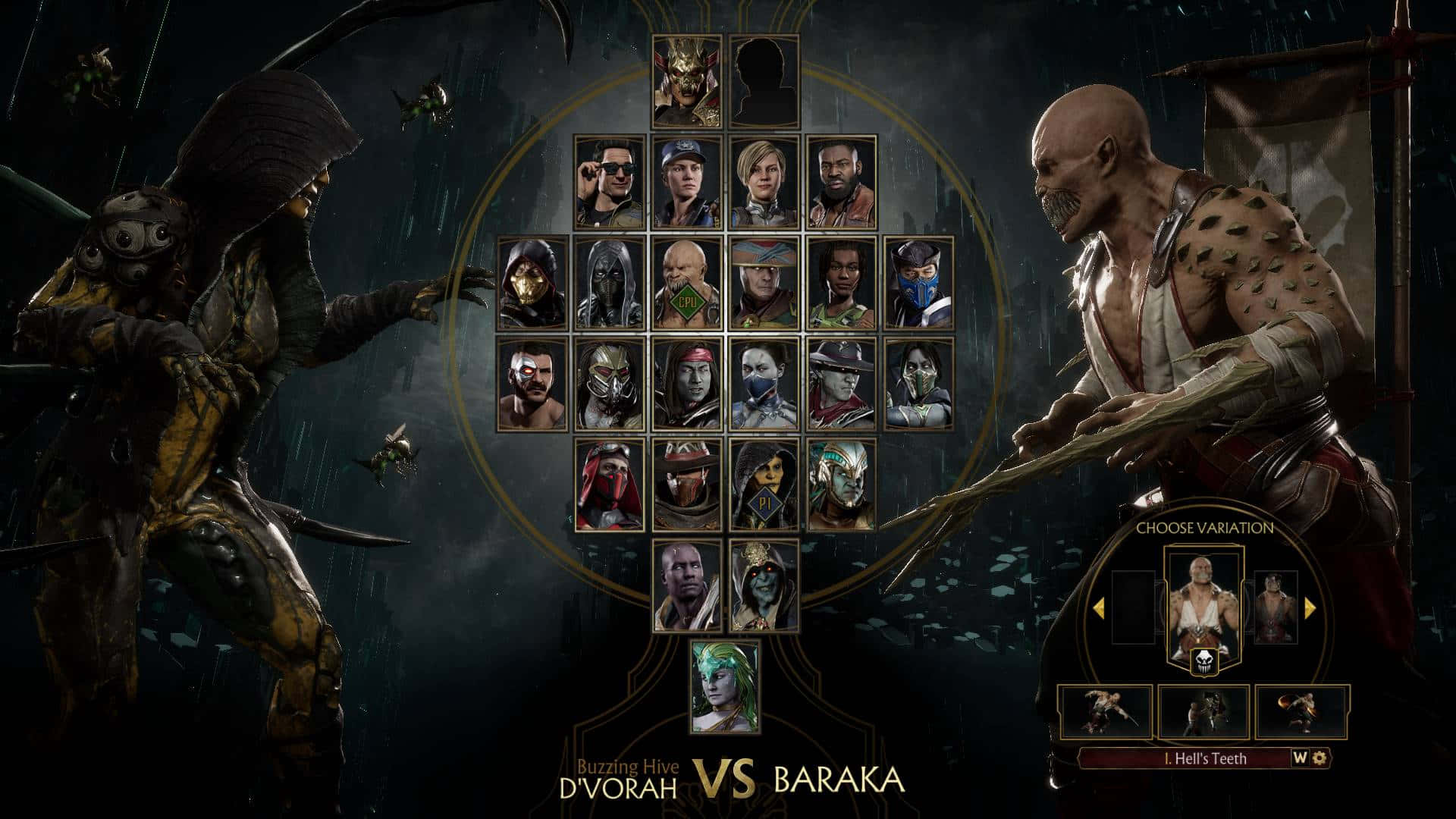 Fierce and Fearful Baraka in Mortal Kombat Wallpaper