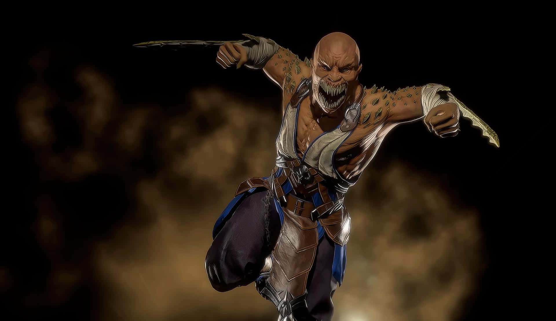 Ferocious Baraka Unleashed in Mortal Kombat Wallpaper