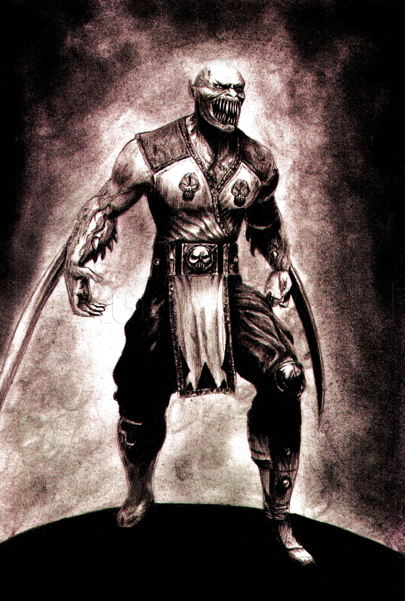 Fierce Baraka ready for battle in Mortal Kombat Wallpaper