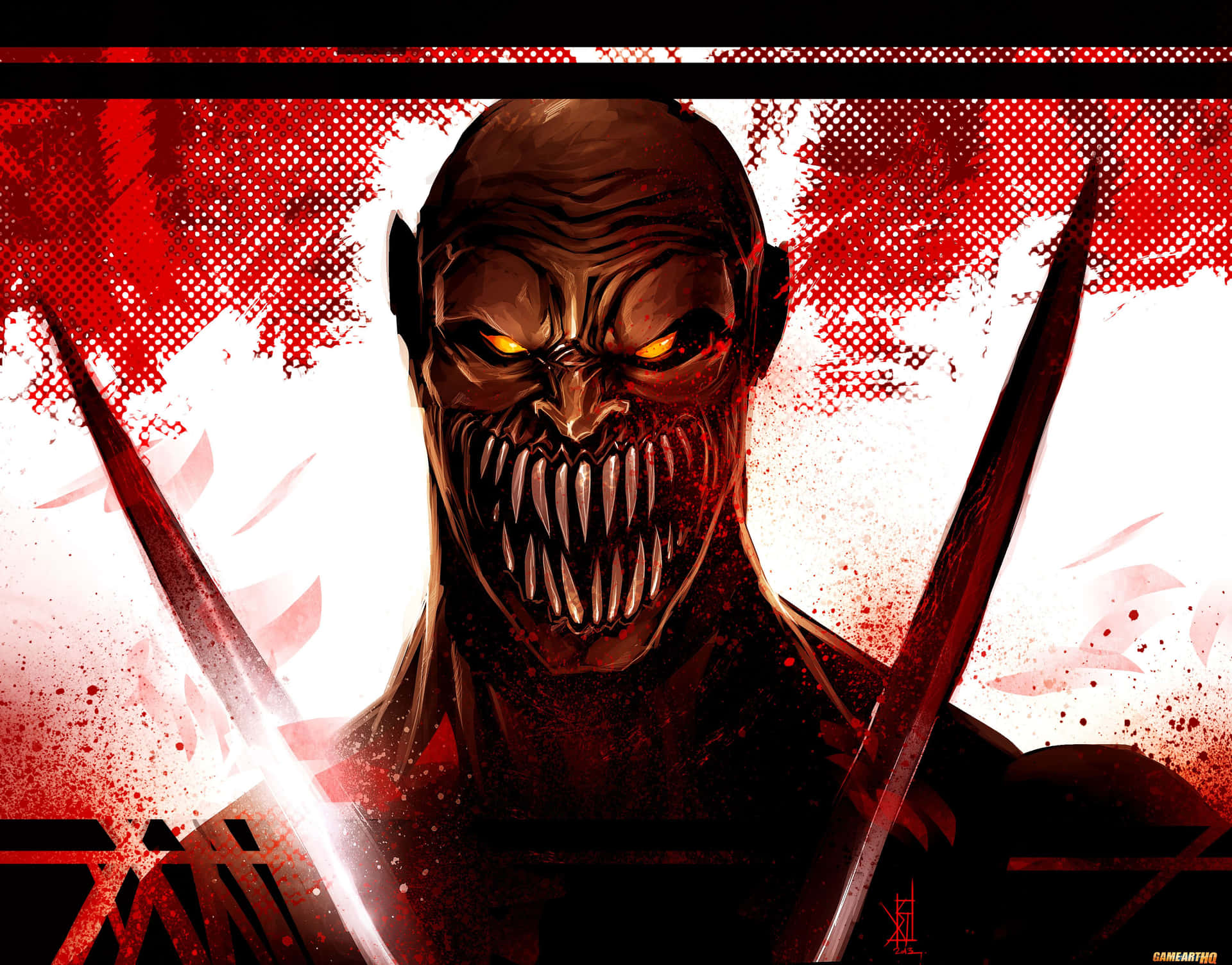 Fierce Baraka in Mortal Kombat Battle Scene Wallpaper