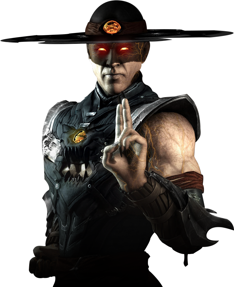 Mortal Kombat Character With Glowing Eyes PNG