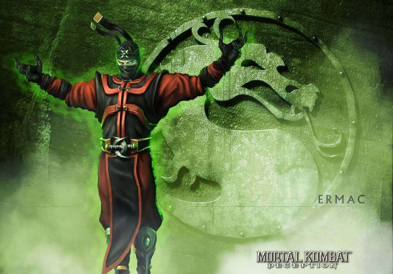 Ermac,el Poderoso Hechicero De Mortal Kombat. Fondo de pantalla