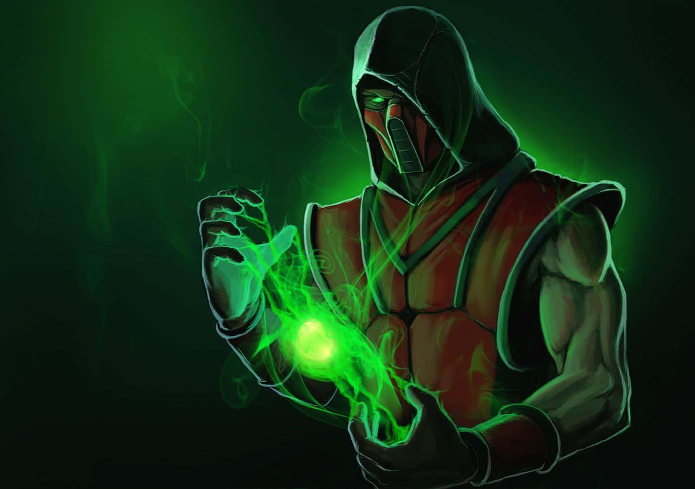 Ermacdesatando Sus Poderes Poderosos En Mortal Kombat Fondo de pantalla