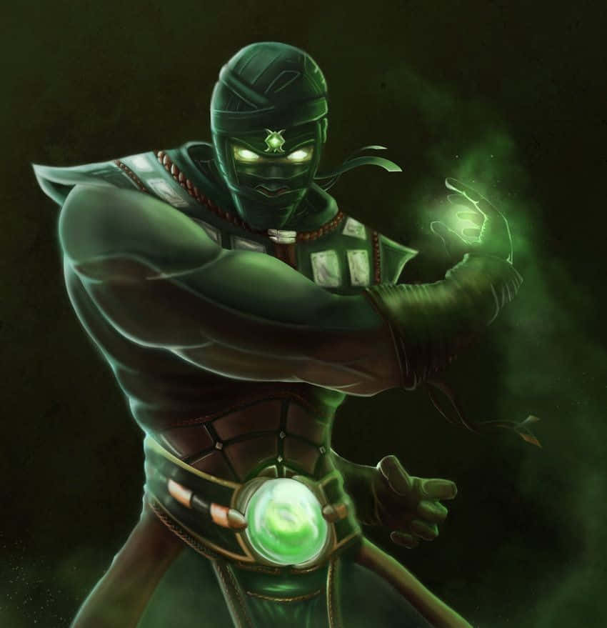 Ermac, the powerful telekinetic warrior in Mortal Kombat Wallpaper