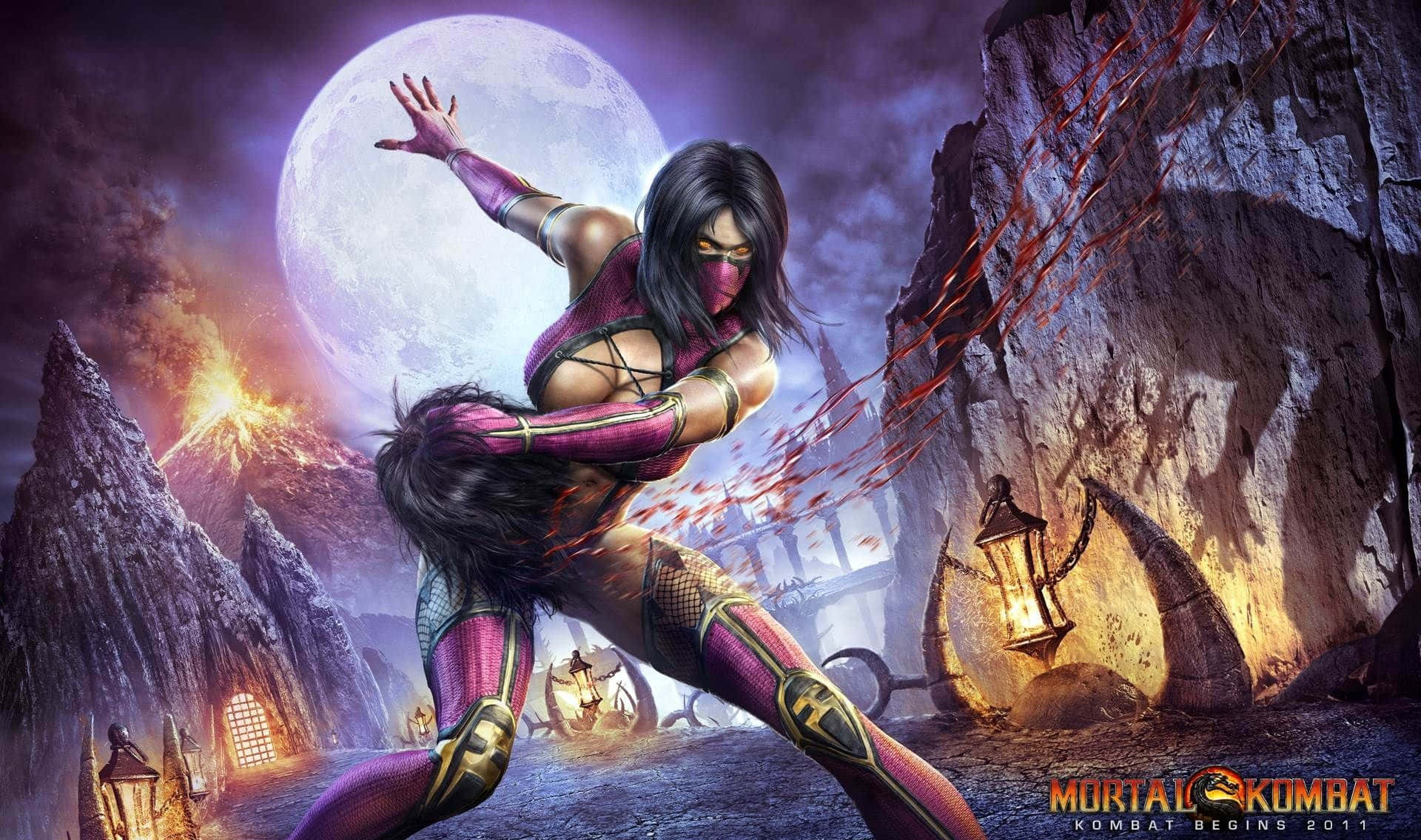 Iconic Mortal Kombat Fatality Scene Wallpaper