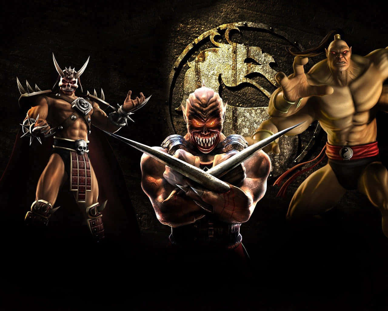 The Mighty Goro in Mortal Kombat Battle Wallpaper