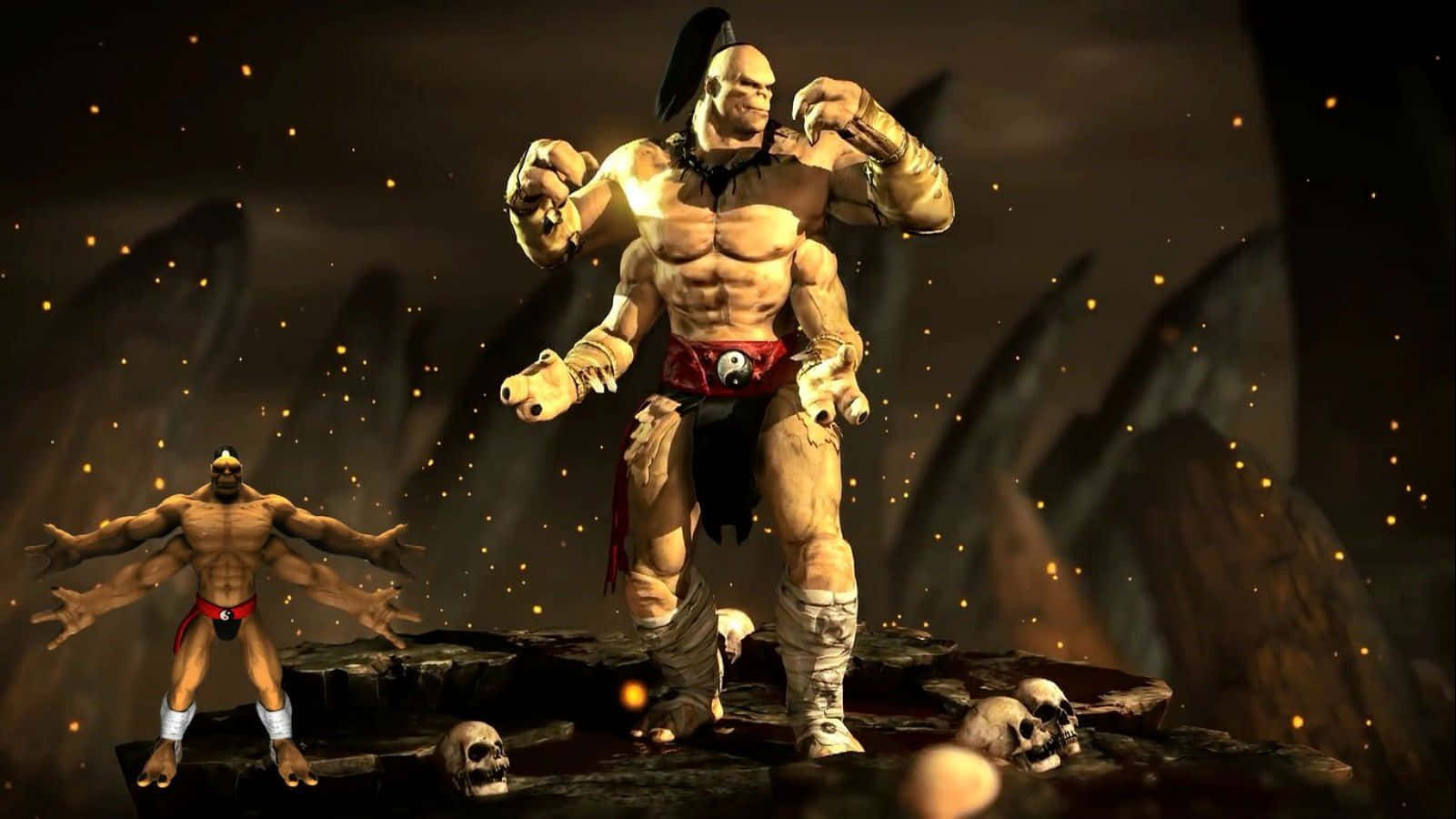 Goro,el Campeón De Cuatro Brazos De Mortal Kombat Fondo de pantalla