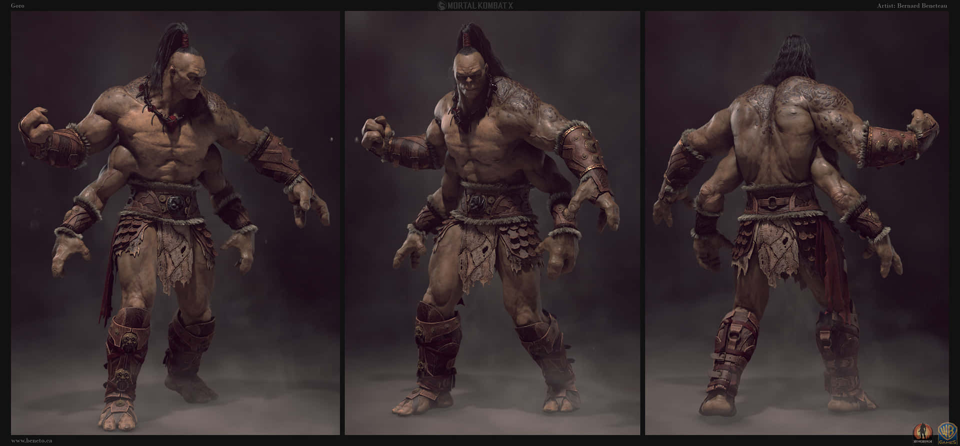 Mighty Goro, the legendary Mortal Kombat warrior. Wallpaper