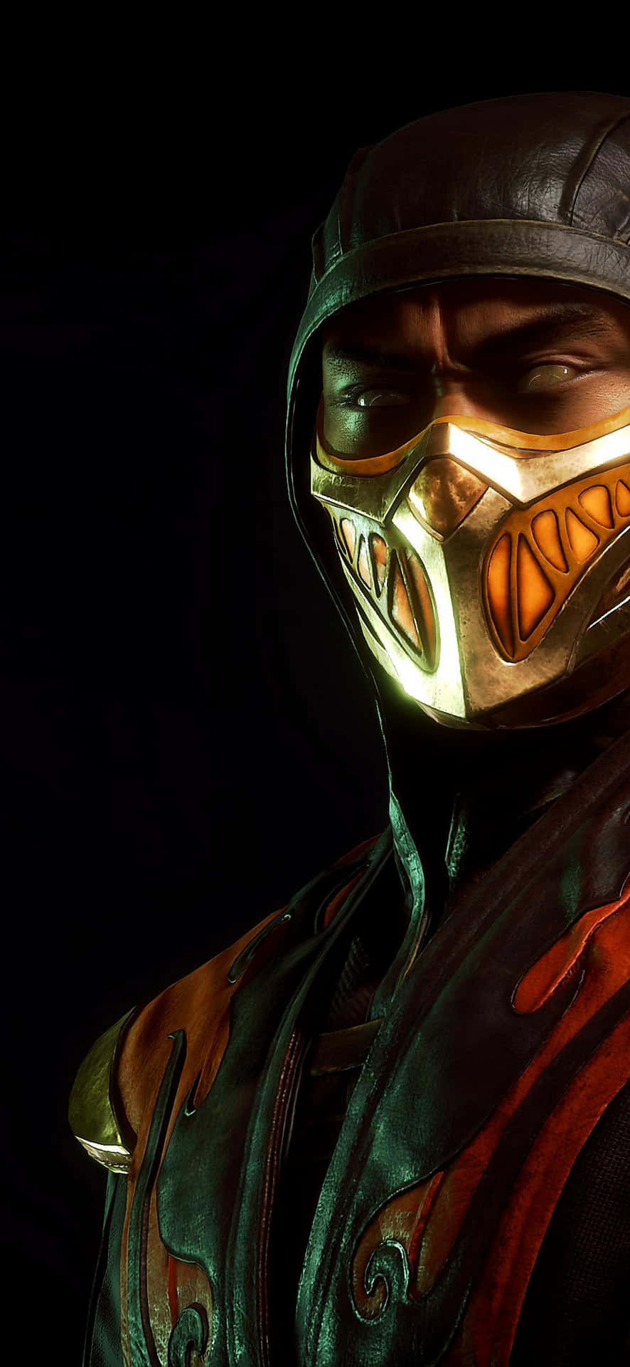 Bildmach Dich Bereit Für Eine Intensive Schlacht Mit Mortal Kombat Auf Deinem Iphone Wallpaper