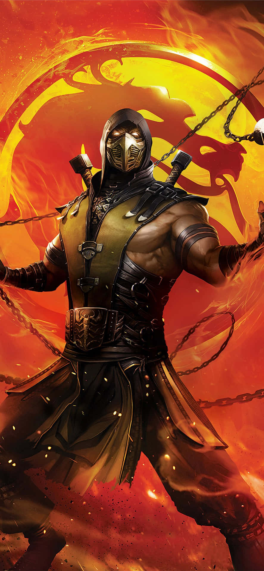 Tag kampen til næste niveau med Mortal Kombat, nu tilgængelig på iPhone. Wallpaper