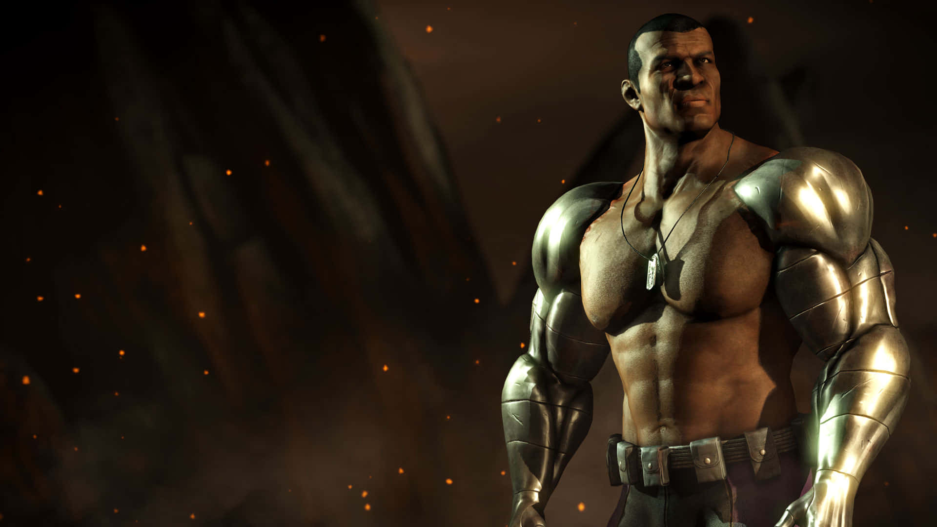 Unpoderoso Guerrero, Jax En Acción Desde Mortal Kombat. Fondo de pantalla