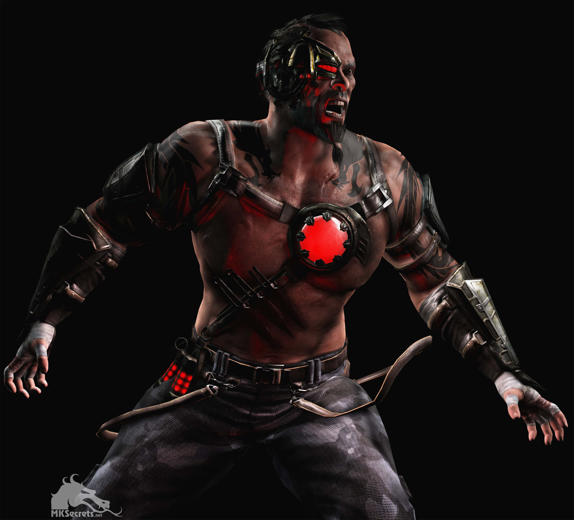 Kano, the infamous mercenary of Mortal Kombat Wallpaper