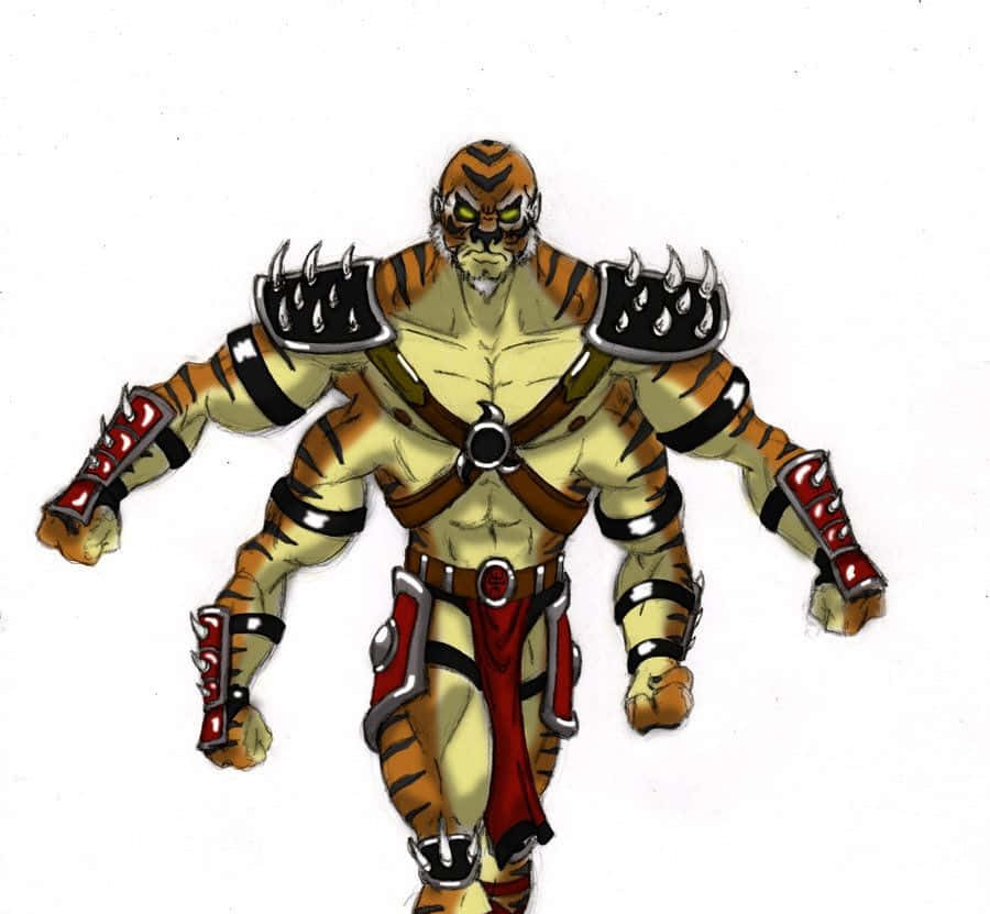 Kintaro,el Feroz Guerrero De Cuatro Brazos De Mortal Kombat. Fondo de pantalla