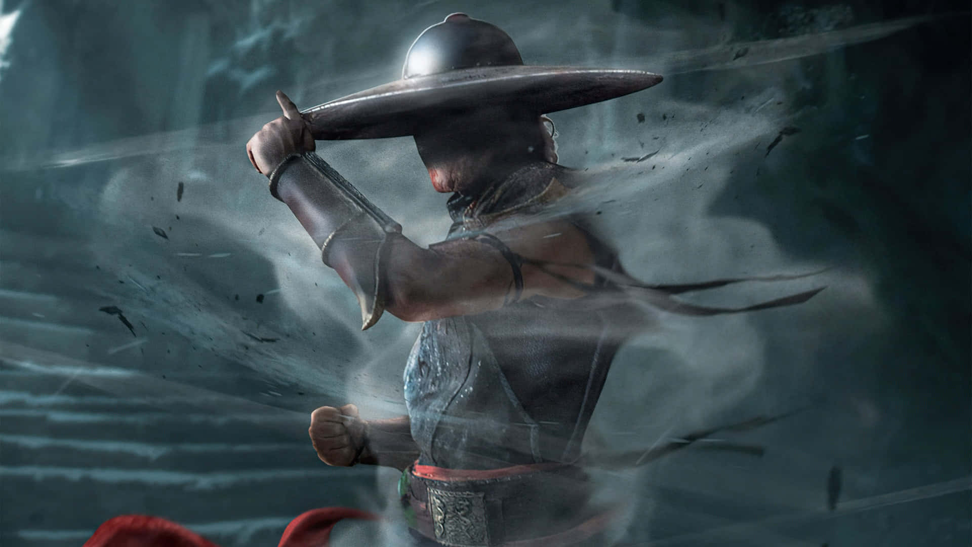 Kung Lao in Mortal Kombat Action Wallpaper