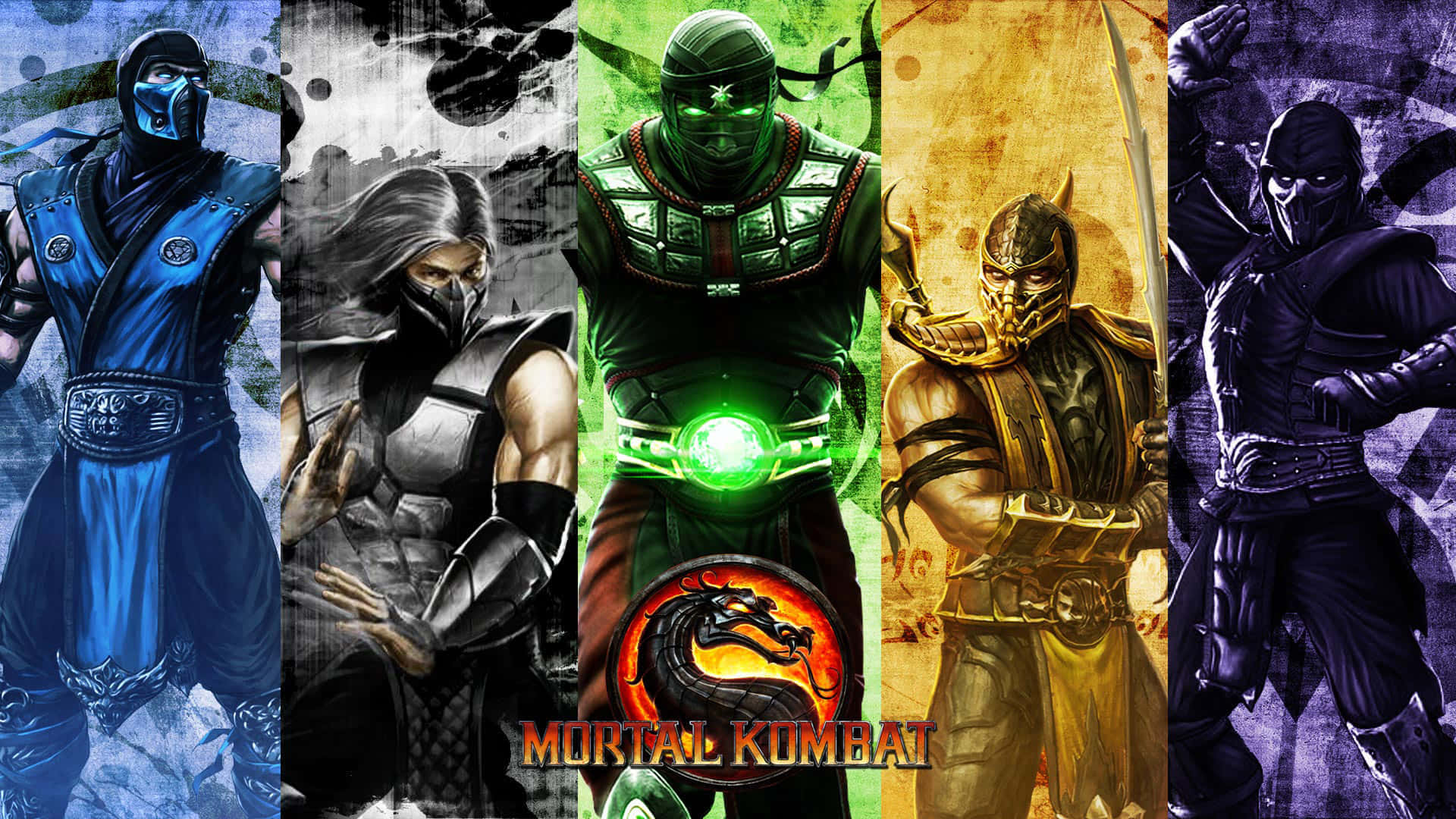 Mortal Kombat Legacy Warriors in Action Wallpaper