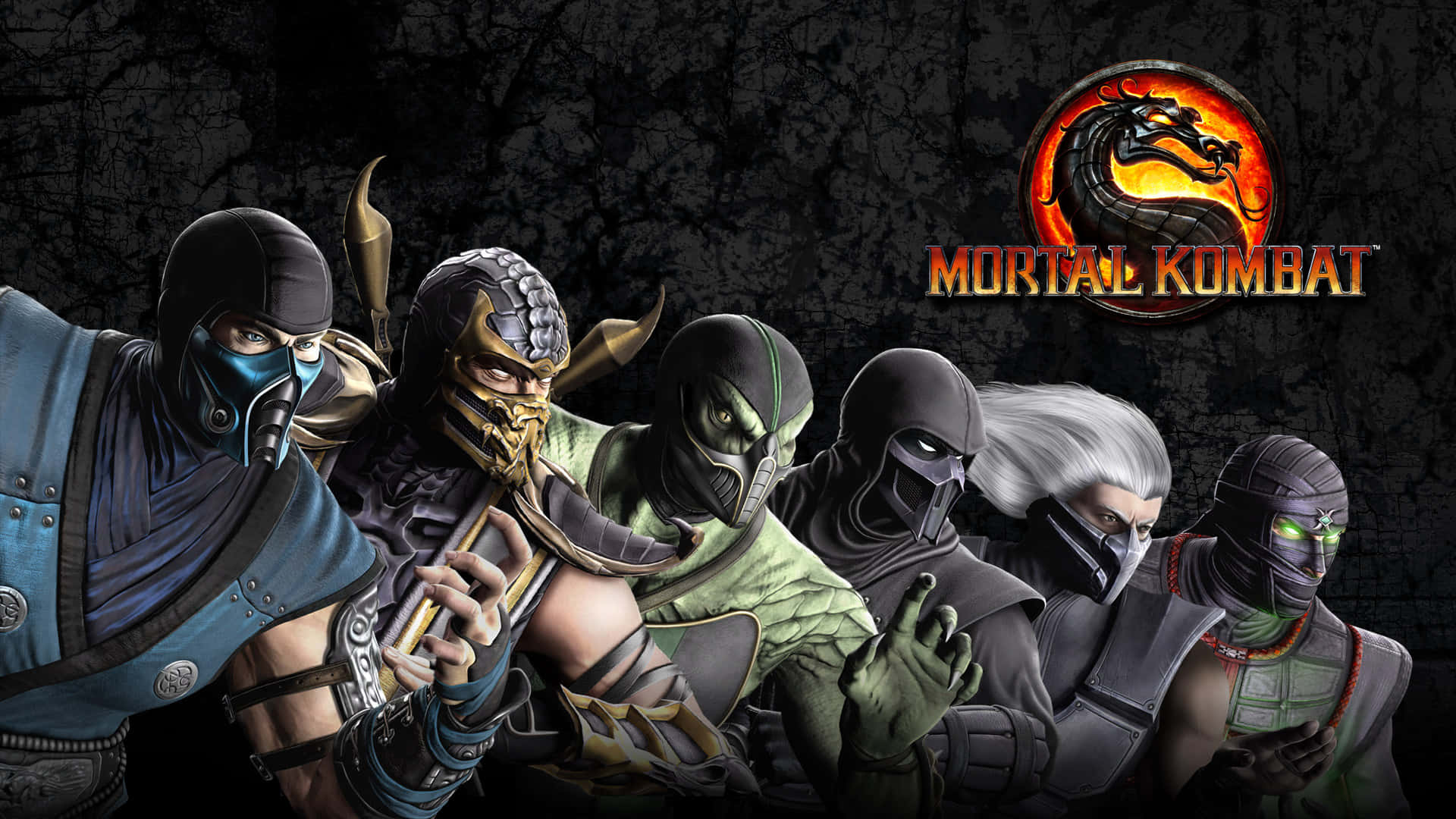 Mortal Kombat Legacy Fighters in Action Wallpaper