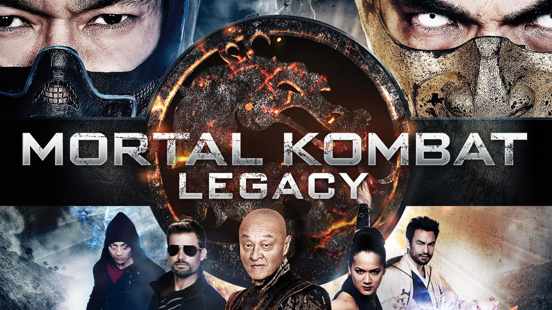 Epic battle scene from Mortal Kombat Legacy Wallpaper