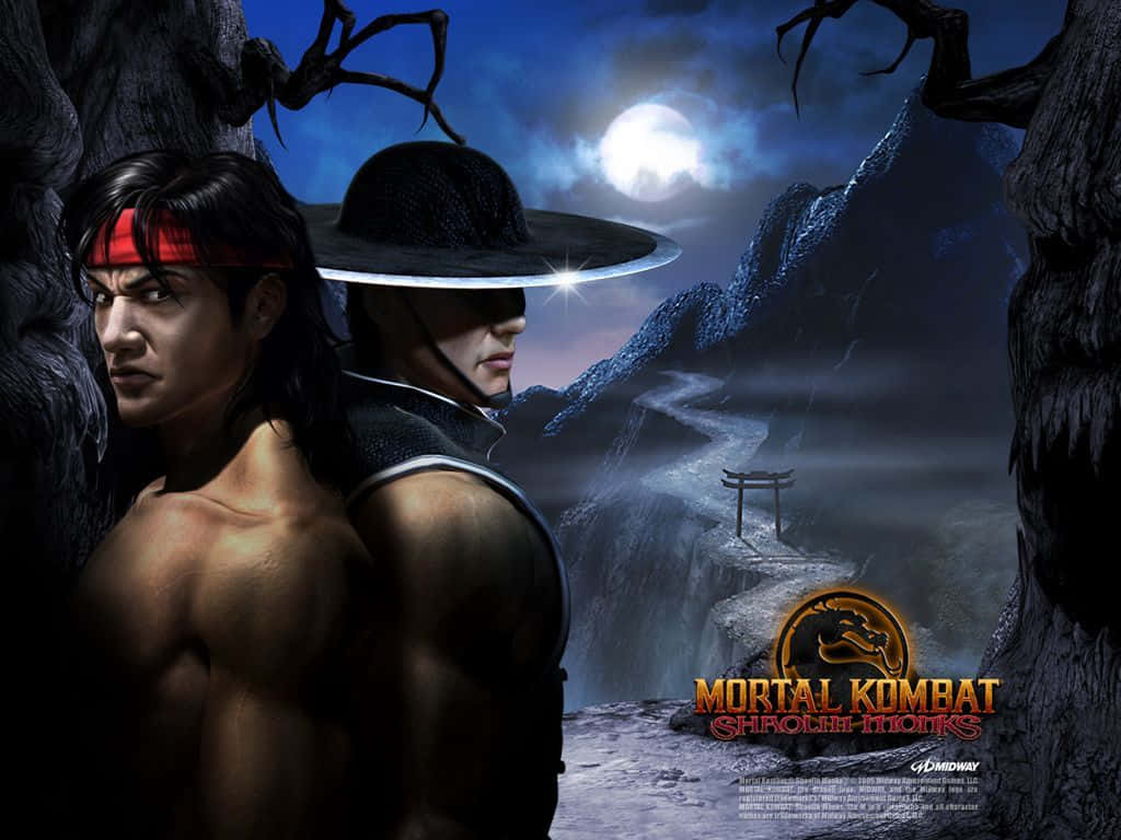 Fierce Liu Kang in action during a Mortal Kombat battle. Wallpaper