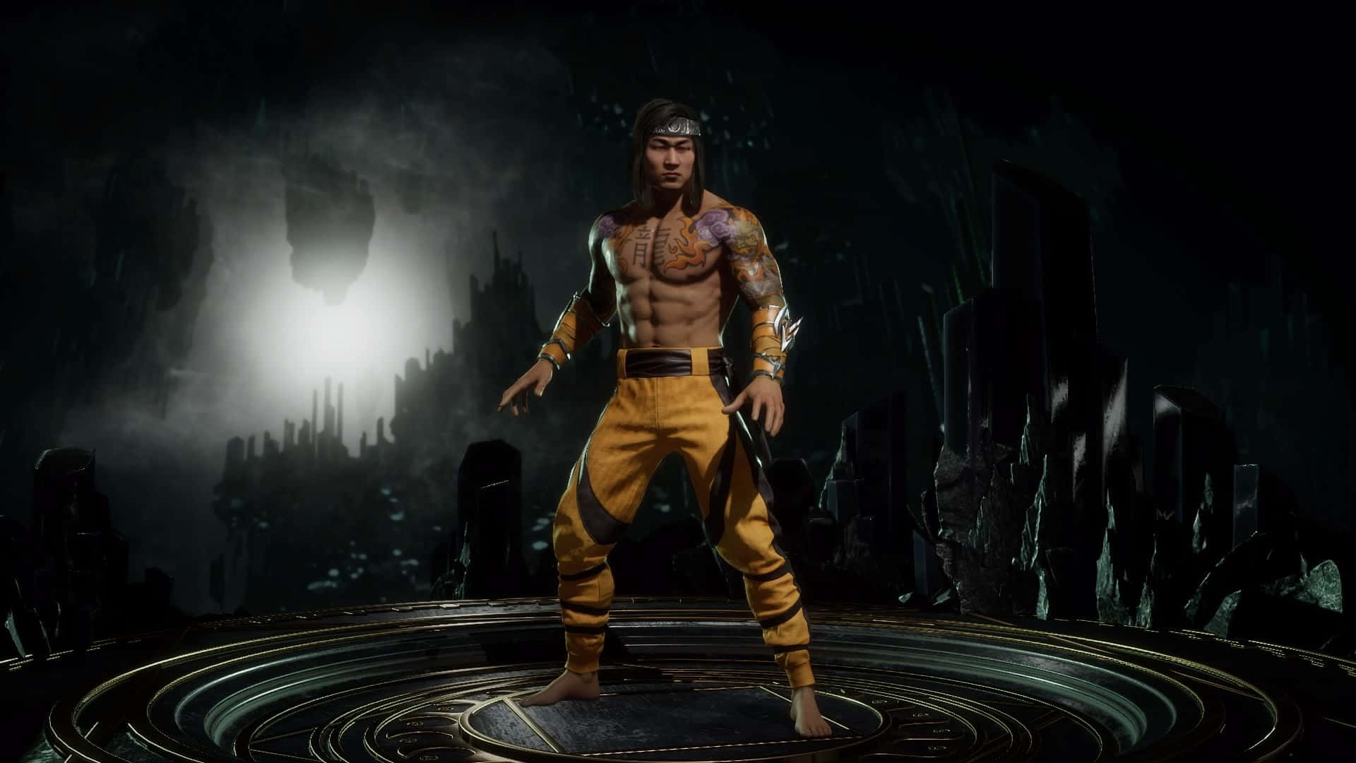 Elpoder Ardiente De Liu Kang En Mortal Kombat Fondo de pantalla