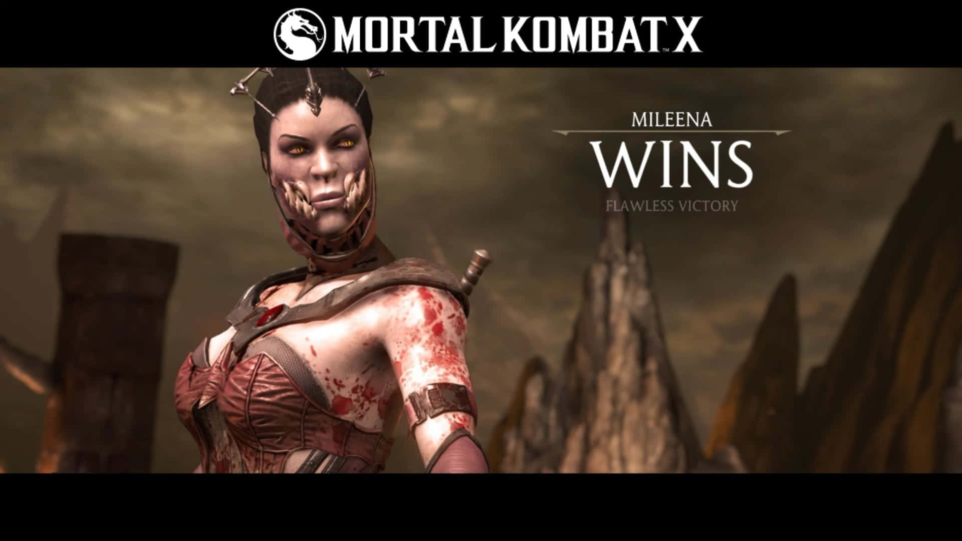 Deadly Beauty - Mortal Kombat's Mileena in Action Wallpaper