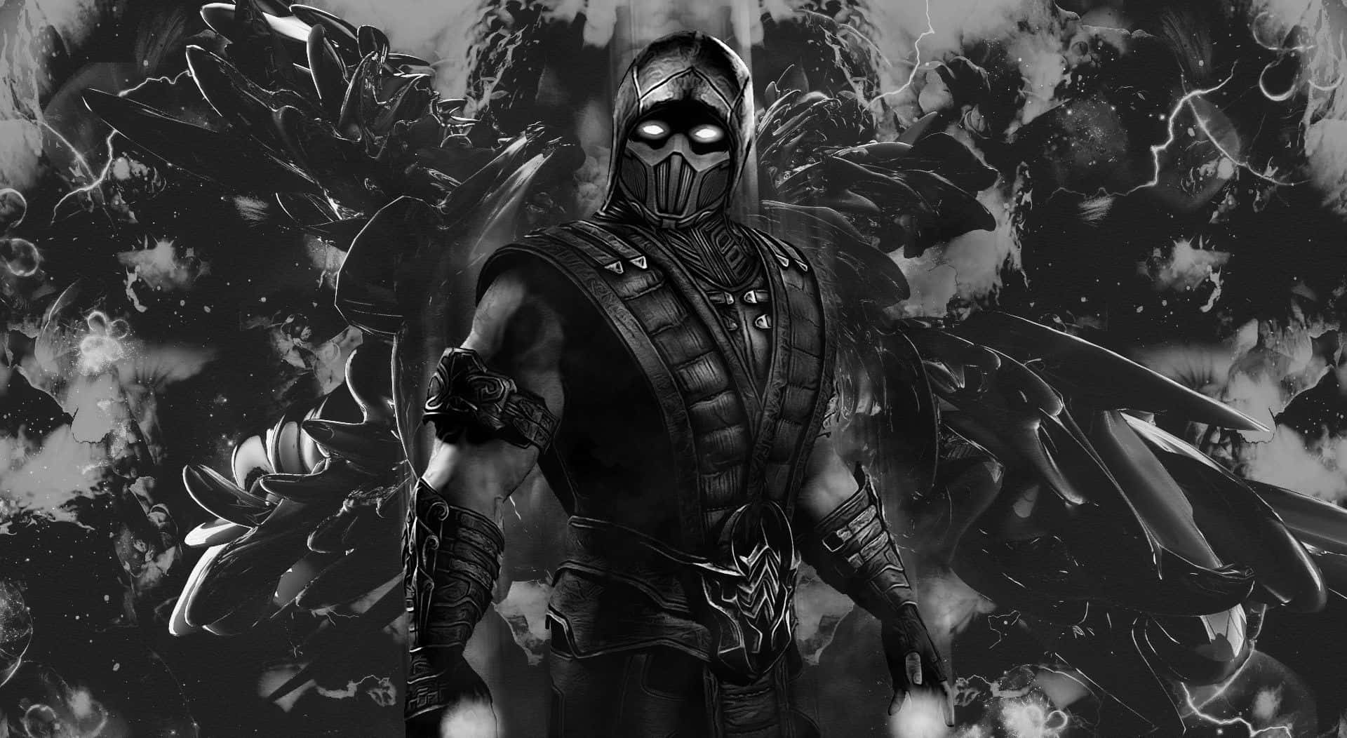 Noob Saibot Unleashes His Dark Power in Mortal Kombat Wallpaper