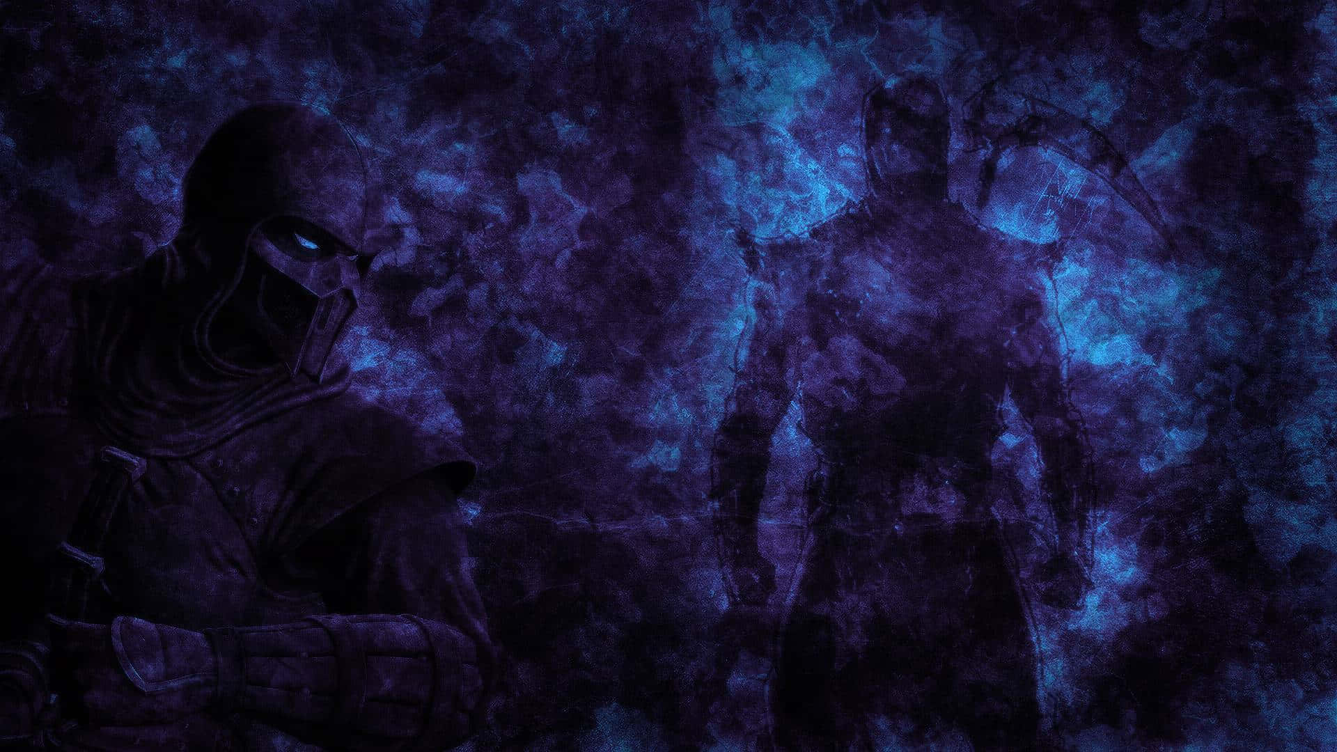 Noob Saibot unleashes his lethal shadow abilities in Mortal Kombat Wallpaper
