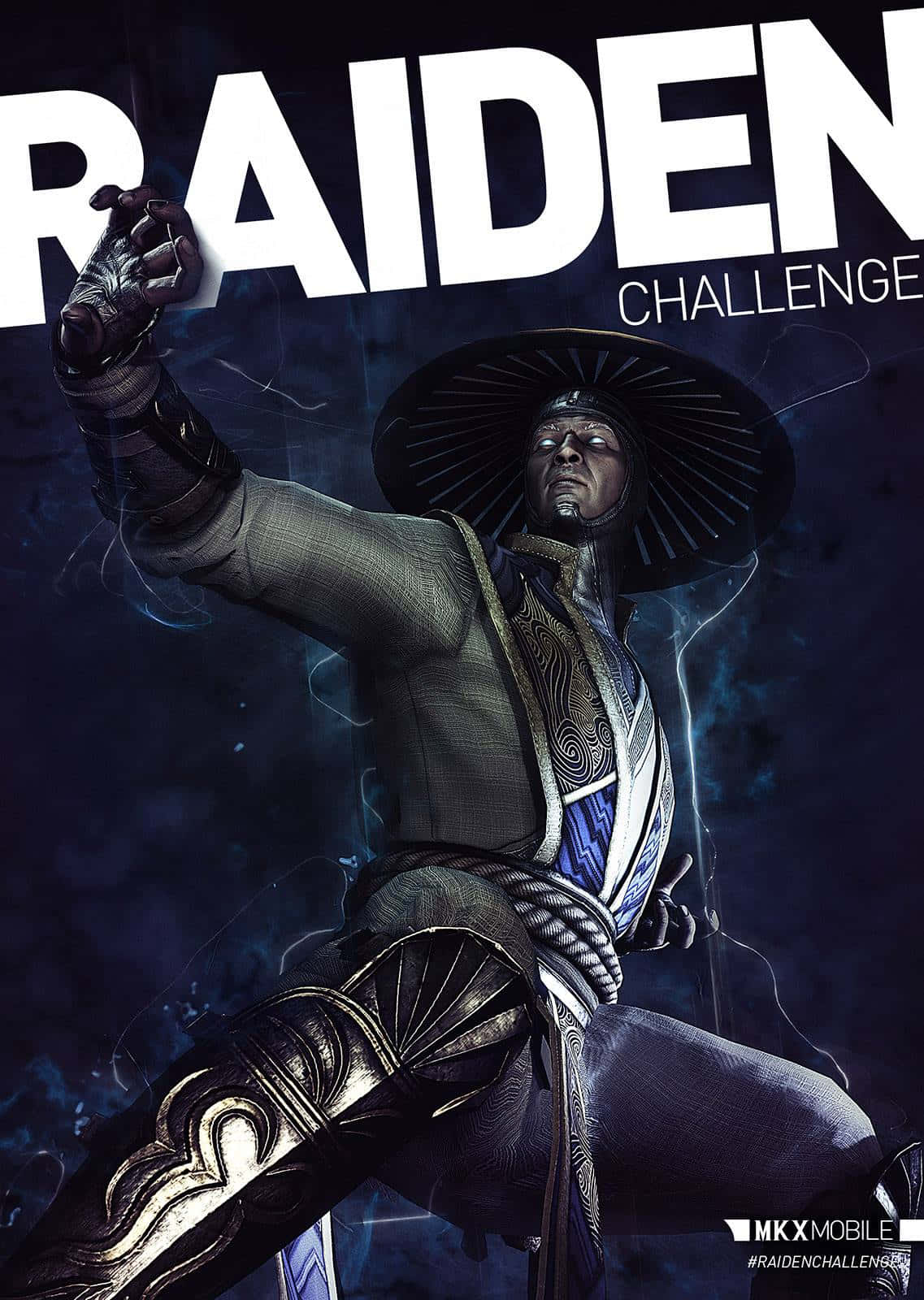 Epic Mortal Kombat Raiden Illustration Wallpaper