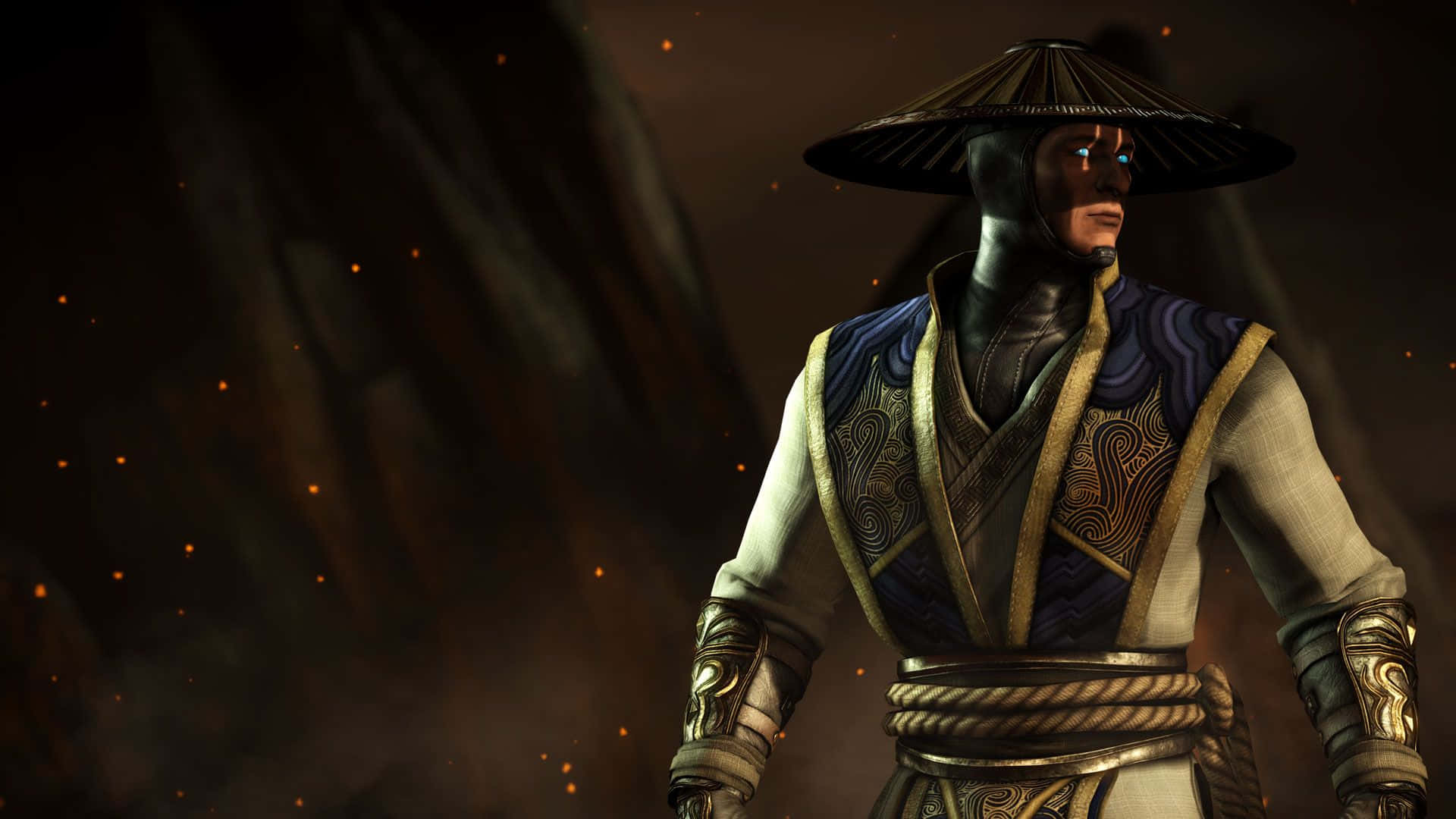 Raiden,el Dios Del Trueno En Mortal Kombat. Fondo de pantalla