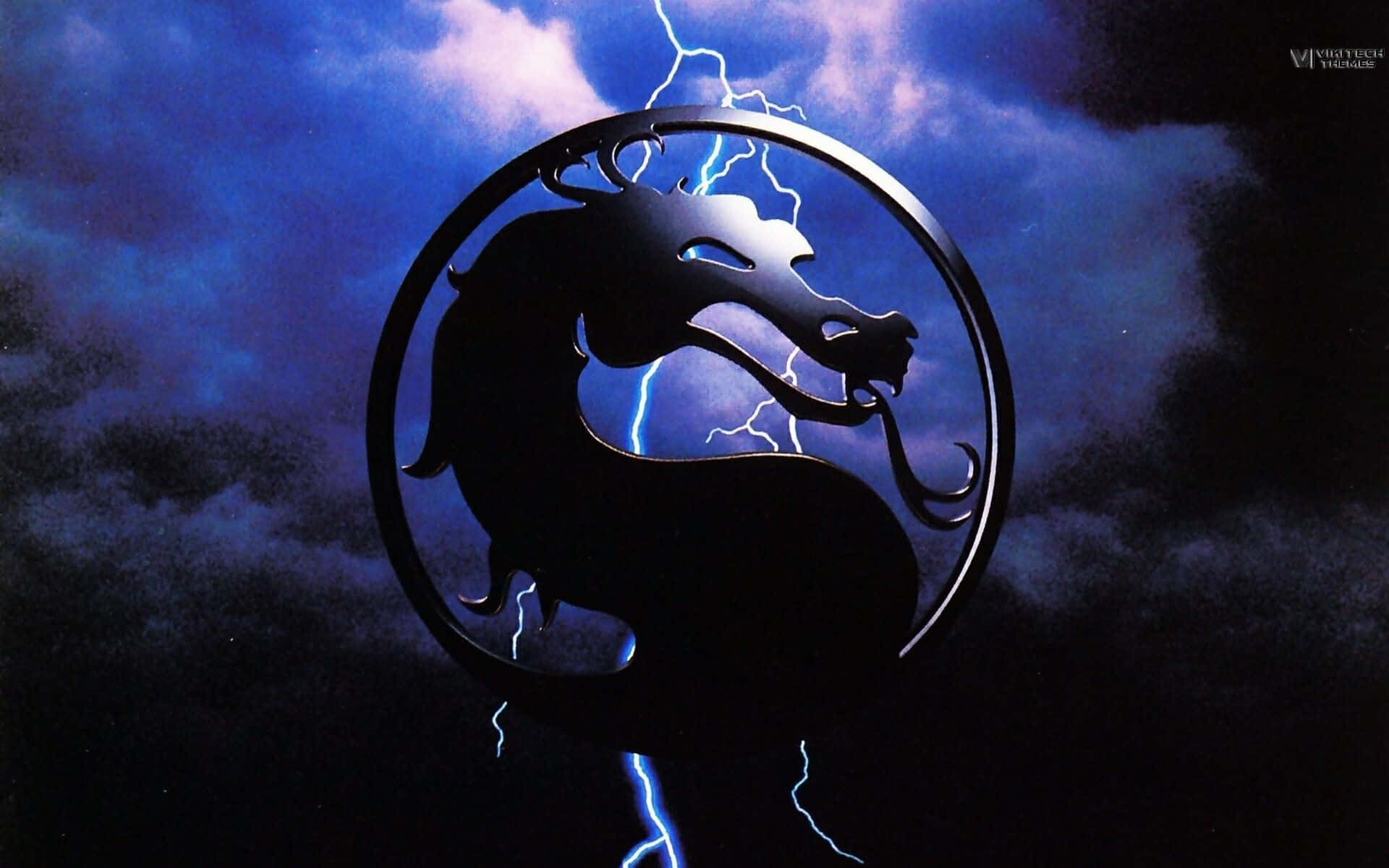 Raiden, the Thunder God, unleashes his electrifying powers in Mortal Kombat Wallpaper