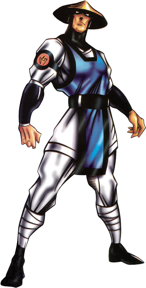 Mortal Kombat Raiden Character Artwork PNG