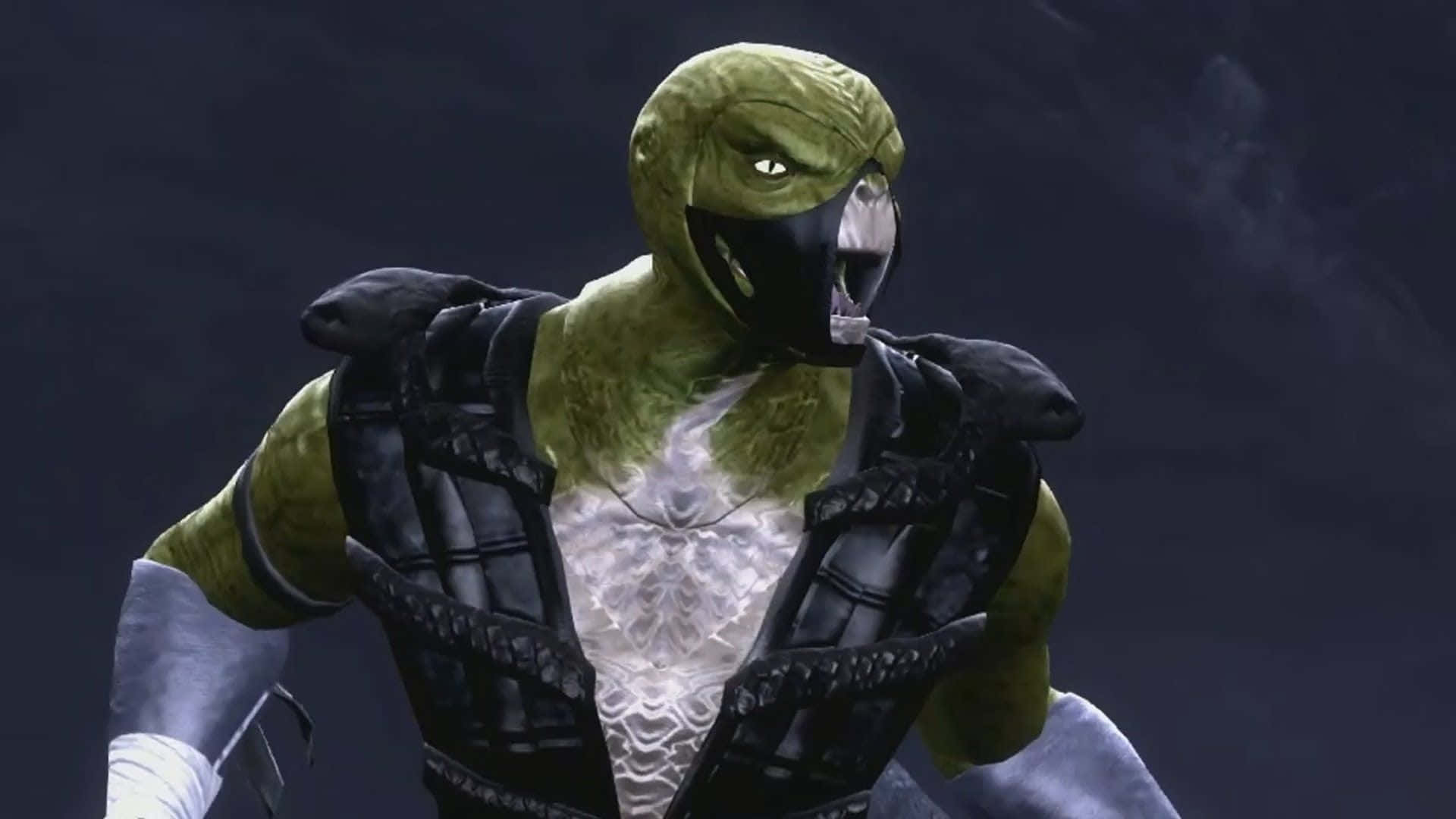Mortal Kombat Reptile Unleashes His Fury Wallpaper